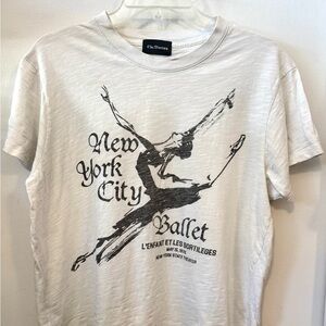 The Bureau XL New York City ballet white tee